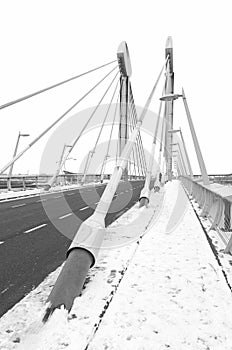 Modern cable bridge