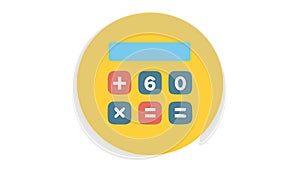 Modern Calculator Digital Device Computation Vector, vector design Generative AI