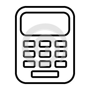 Modern calculator icon for mobile apps and design. Finances conceps. Vector isolated on background.
