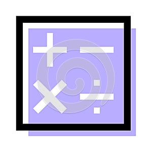 Modern calculator icon for mobile apps and design. Finances conceps. Vector isolated on background.