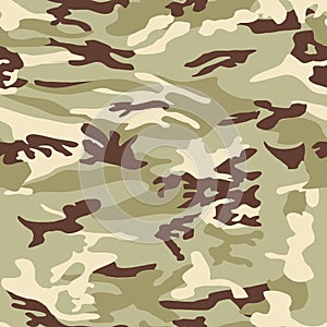 Modern camouflage military style designseamless pattern