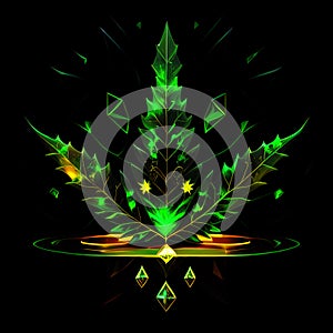 Modern cannabis design for Marijuana logo, cannabis shop, cbd production