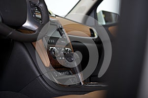 Modern Car Cockpit Interior