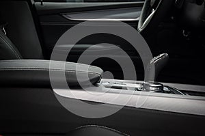 Modern car control panel.