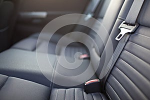 Modern car interior -