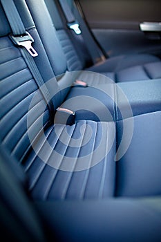 Modern car interior