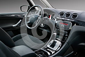 Modern car interior