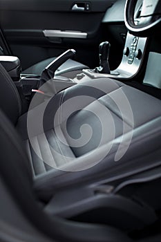 Modern car interior