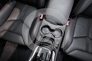 Modern Car Interior Top View