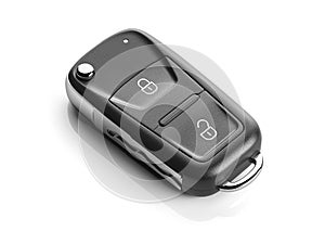 Modern car key with remote control