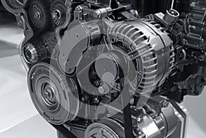 Modern car power engine details