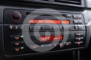 Modern car Radio with FM, CD, RDS