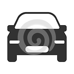 Modern car vector icon