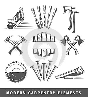 Modern carpentry tools