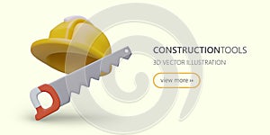 Modern carpentry tools. Professional equipment for woodworking