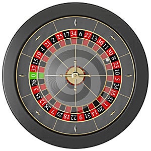 Modern casino roulette photo