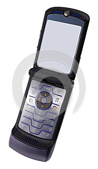 Modern cell phone with path