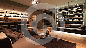 Modern Cellar Lounge Design