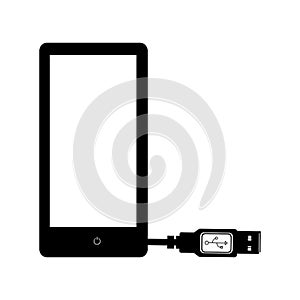 Modern cellphone icon image