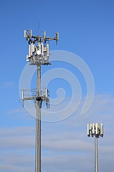 Modern Cellular Communications Towers