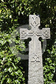Modern Celtic knotwork cross