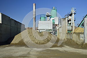 Modern cement factory