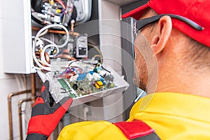 Modern Central Gas Heater Electronics Repair
