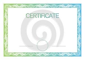 Modern Certificate and diplomas template. Vector