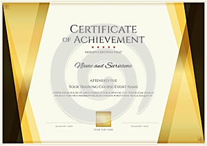 Modern certificate template with elegant border frame, Diploma d
