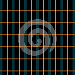 Modern check grid plaid pattern texture in soft orange and blue.
