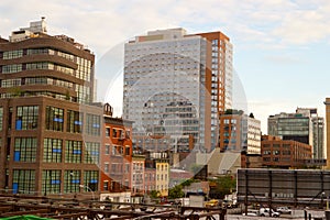 Modern Chelsea buildings, New York