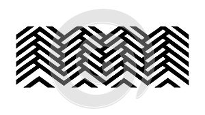 Modern Chevron Pattern Vector Icon for Textile Design, vector design Generative AI