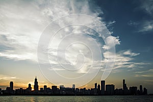 Modern Chicago background