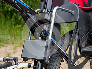 modern child bicycle seat attachment system  safe transportation