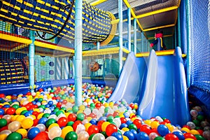 Modern children playground indoor