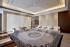 Modern Chinese style office,  Conference Room