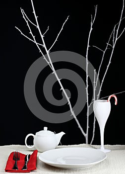 Modern Christmas Dinner Table