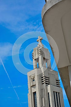 The modern Church at Altitude 100 in Saint-gilles