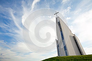 Modern church building