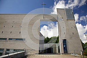 Modern church building