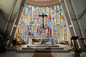 The modern church of Cap Ferret photo