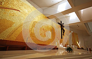 Modern church interior