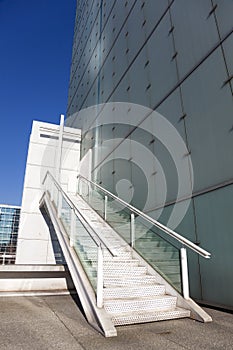 Modern church in La Defense, Paris