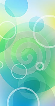 Modern circles web background, banner, smart phone background