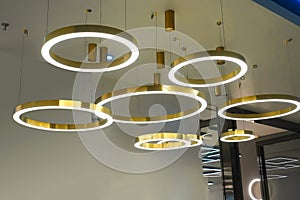 Led lighting chandelier photo