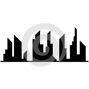 Modern City skyline . city silhouette. vector illustration