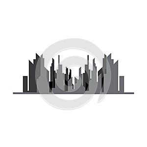 Modern City skyline . city silhouette. vector illustration