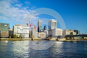 Modern cityscape of London