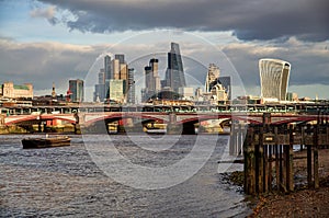 Modern cityscape of London, England
