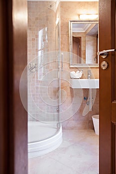 Modern and clean shower